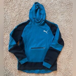 Men’s Puma Hoodie - Medium - Black/Blue